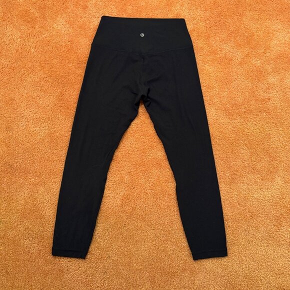 Lululemon Align Pant II Black 25" Yoga Leggings High Rise Nulu Size 8 - Picture 7 of 10